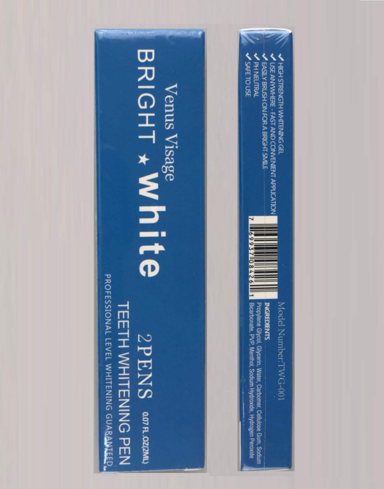 After whitening: brighter smile with Venus Visage Pen