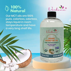 MCT oil used as oil pulling mouthwash