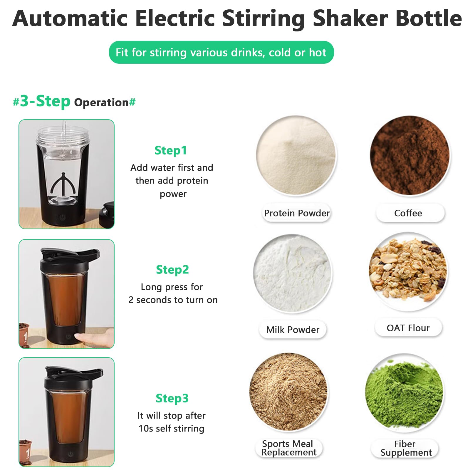Versatile use for protein shakes, milk, and meal replacements with VEREMUND 15oz shaker