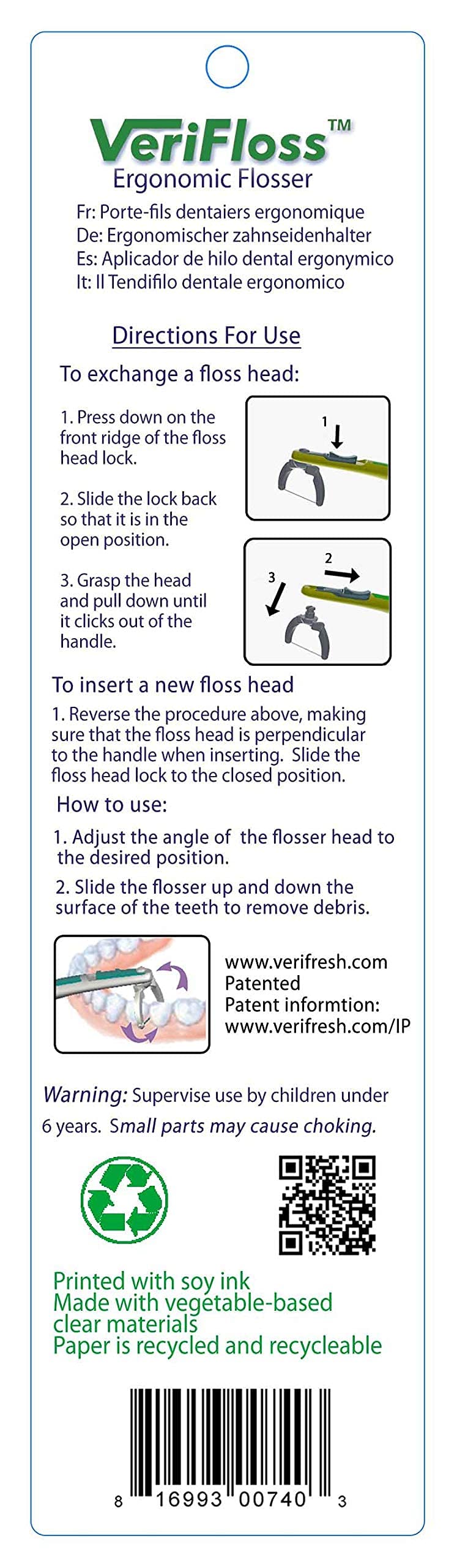VeriFresh cleaning kit included with VeriFloss