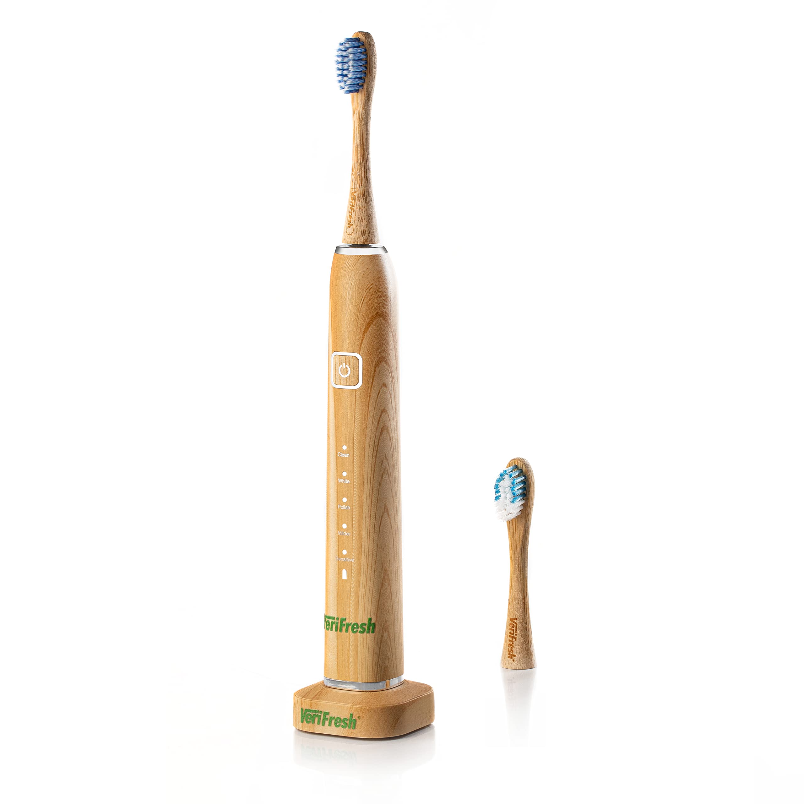 VeriFresh toothbrush set for adults and kids (6+) with two brush heads