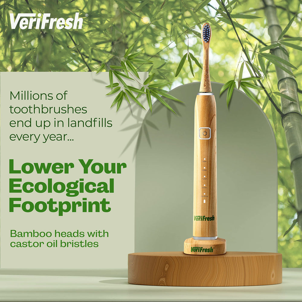 Internal ultrasonic motor technology of the VeriFresh toothbrush