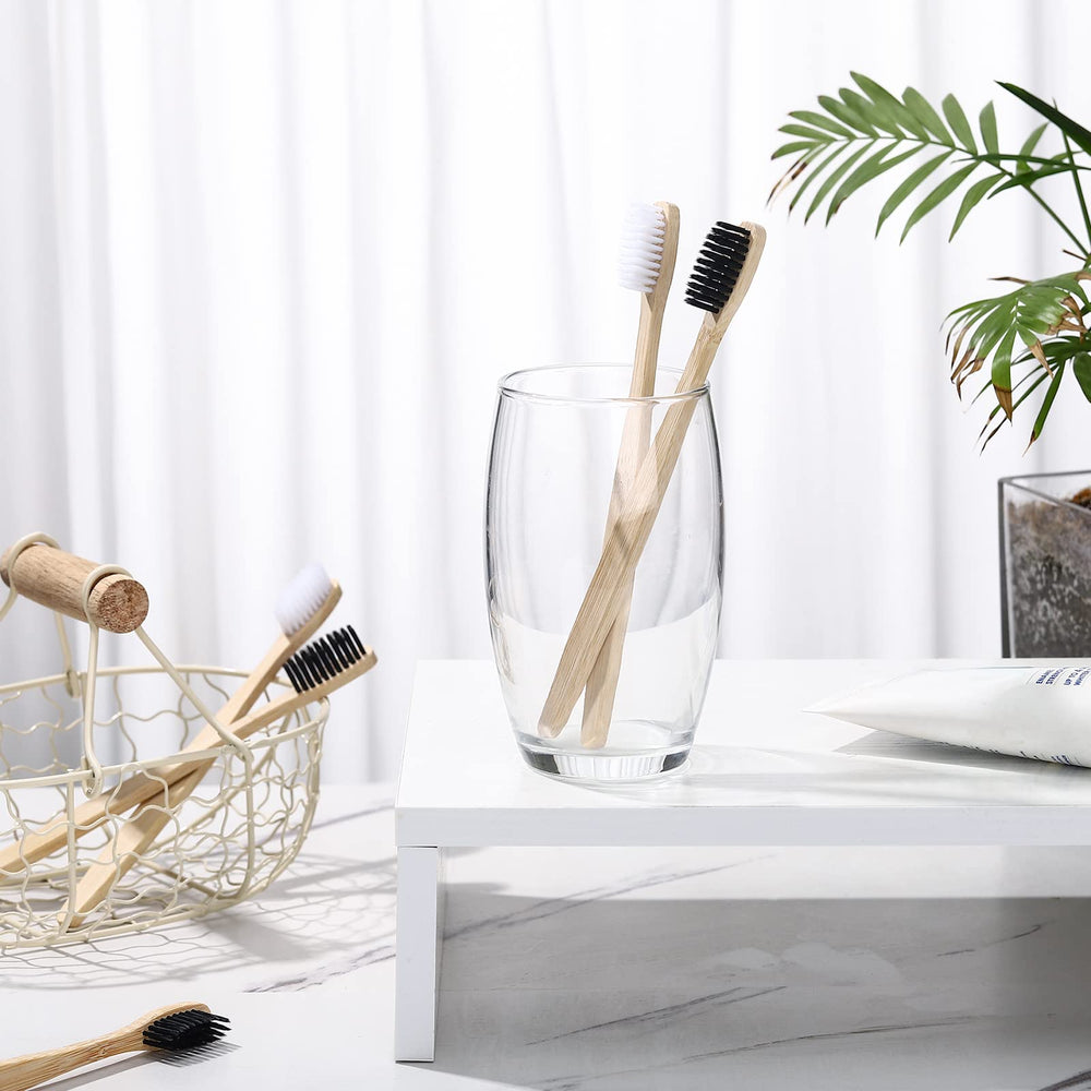 Portable bamboo toothbrushes suitable for camping and outdoor trips