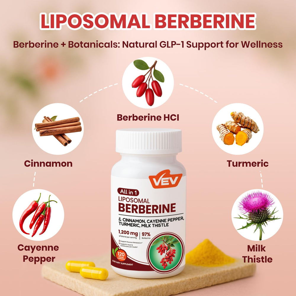 Berberine capsules with Ceylon Cinnamon and Turmeric