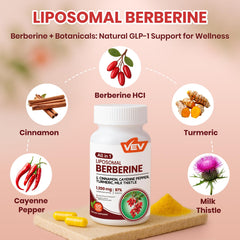 Berberine capsules with Ceylon Cinnamon and Turmeric