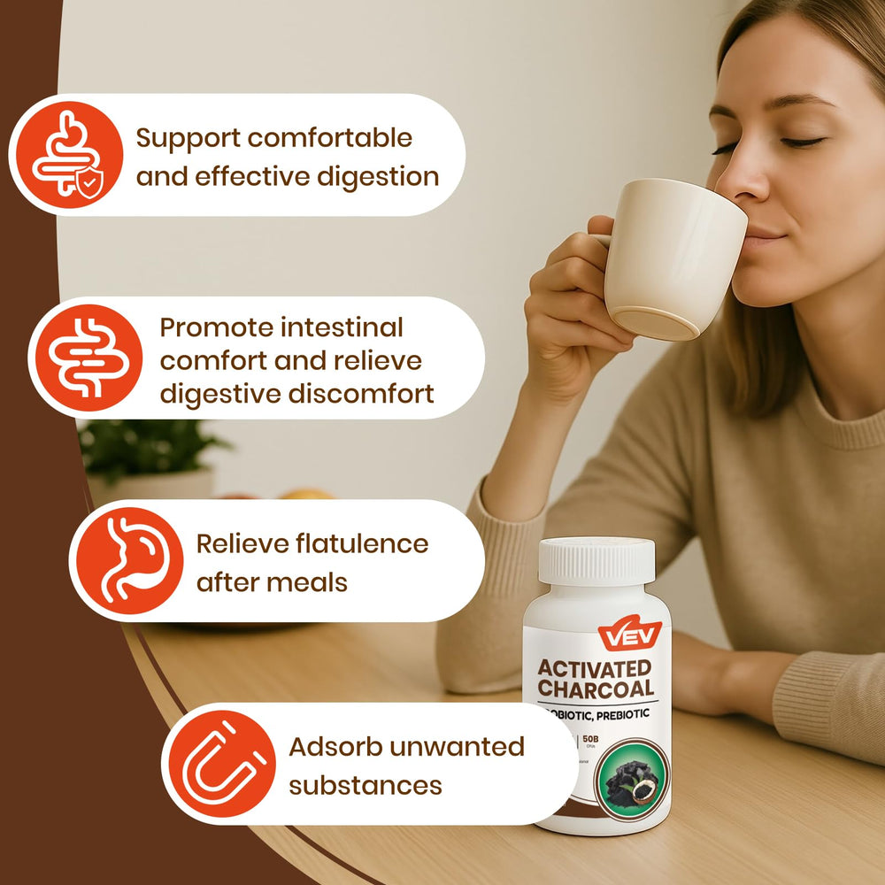 Product packaging and branding for VEV digestive support