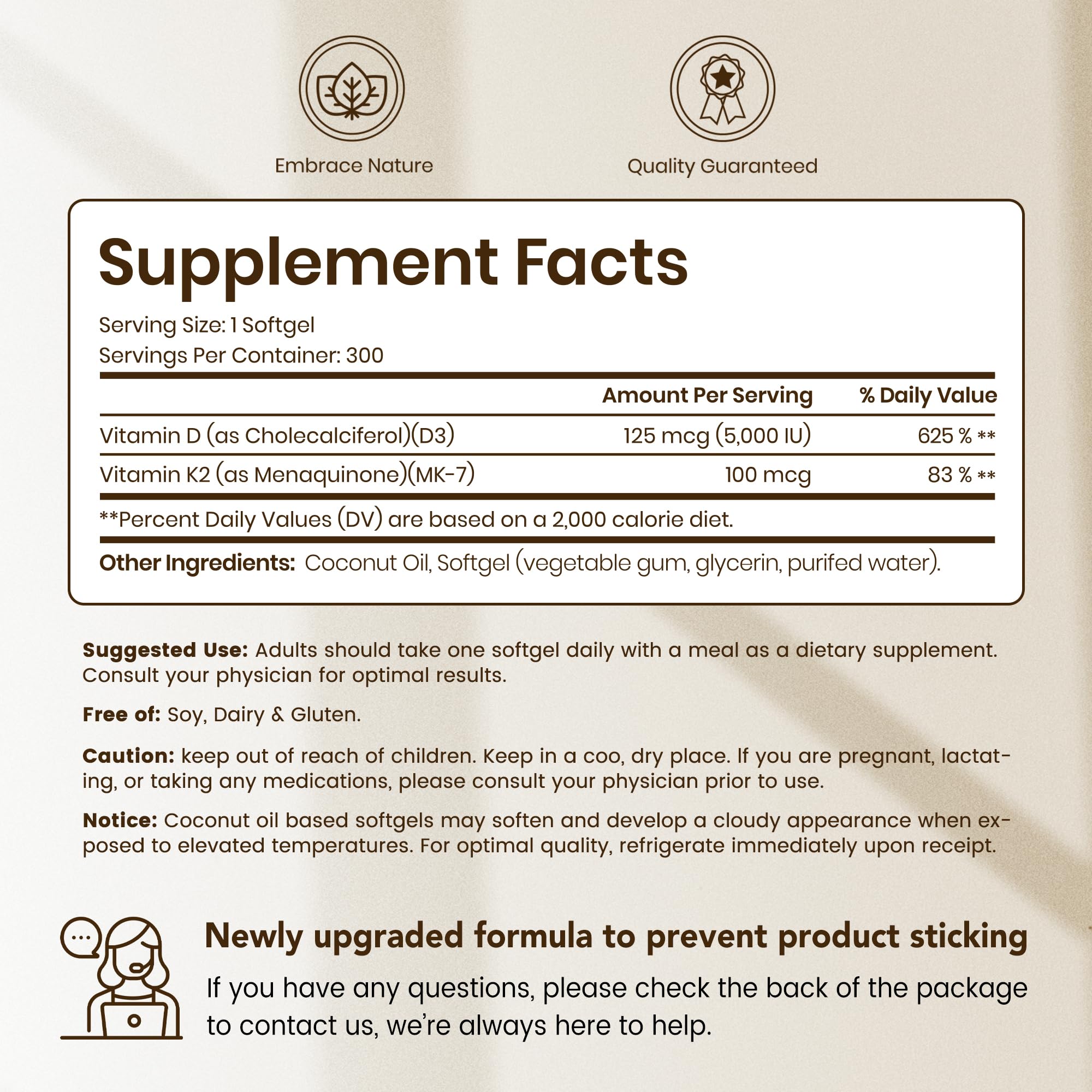 Close-up of softgel capsule with coconut oil