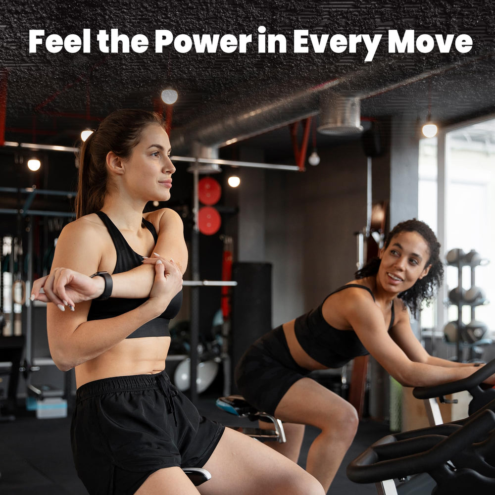 Active lifestyle image of a woman using creatine supplement for performance and recovery