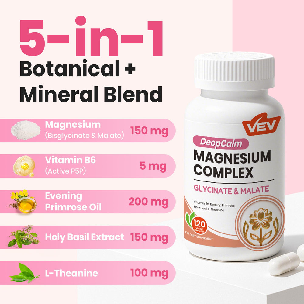 Holy basil for emotional balance in VEV DeepCalm magnesium complex