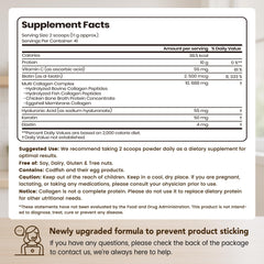 Packaging for VEV Multi Collagen Peptides Powder 16 oz