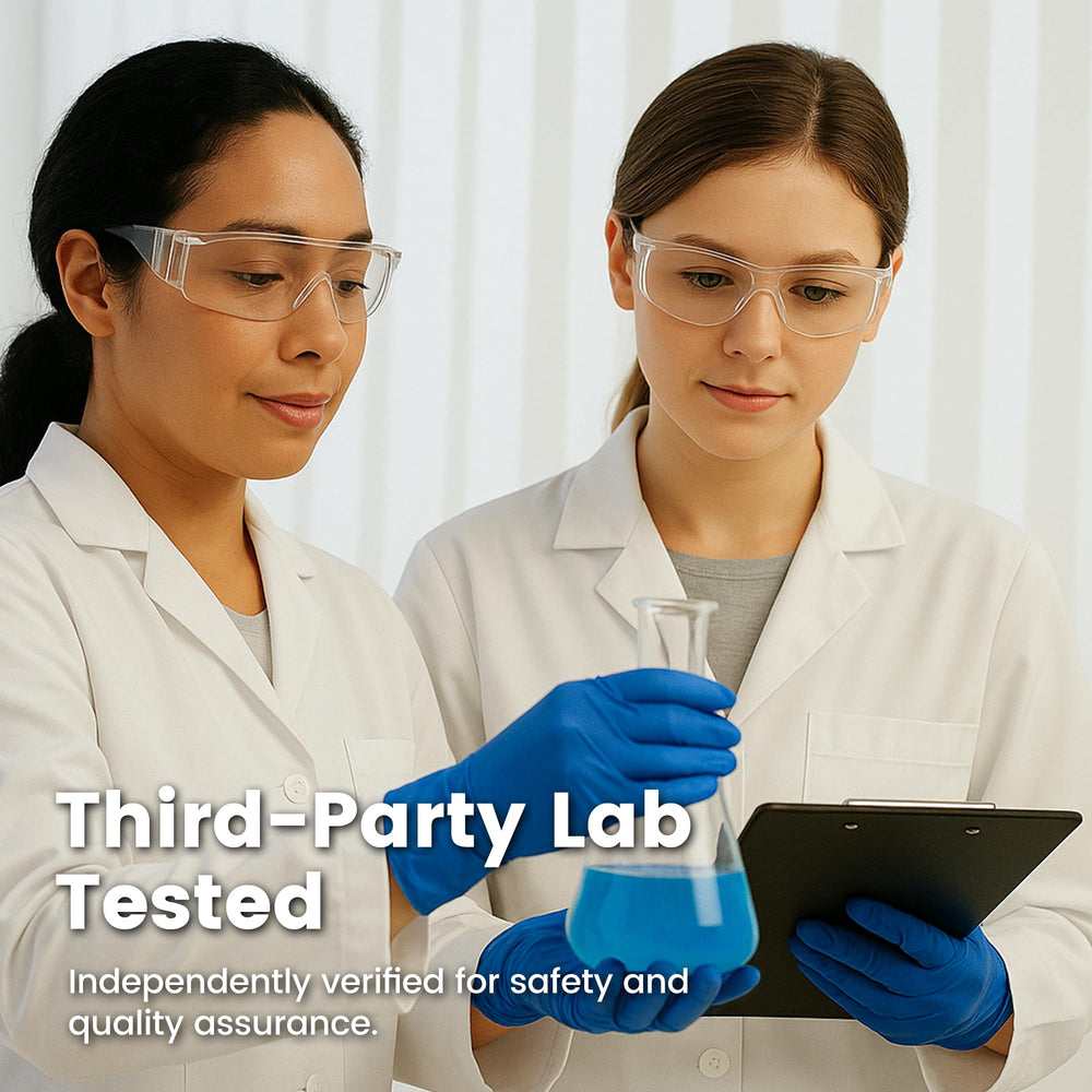 Collagen powder being stirred into coffee, tea, or smoothie