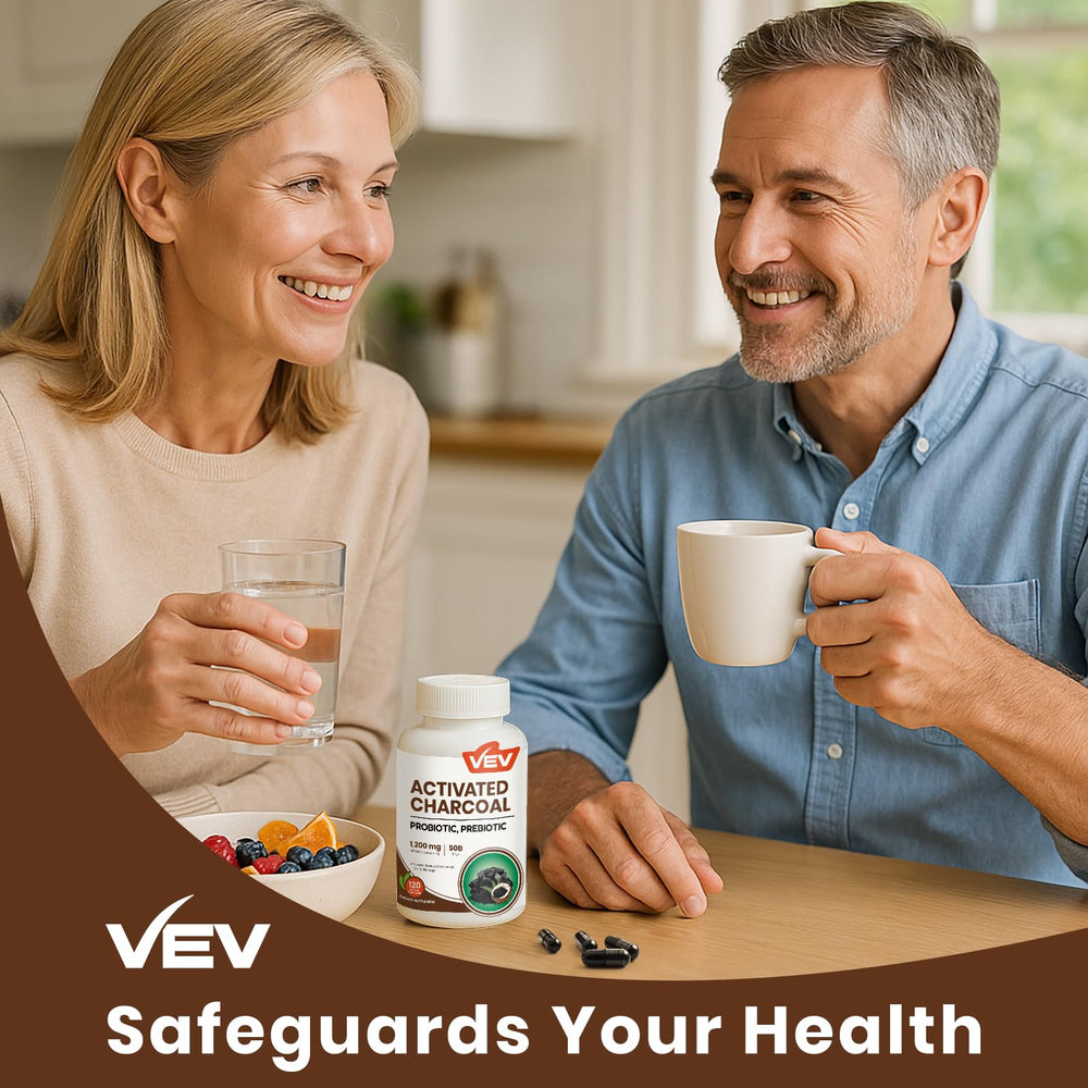 Close-up of vegan capsules for VEV supplement