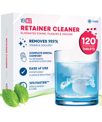 Main product image: Vevmax Retainer Cleaner Tablets, 120-count