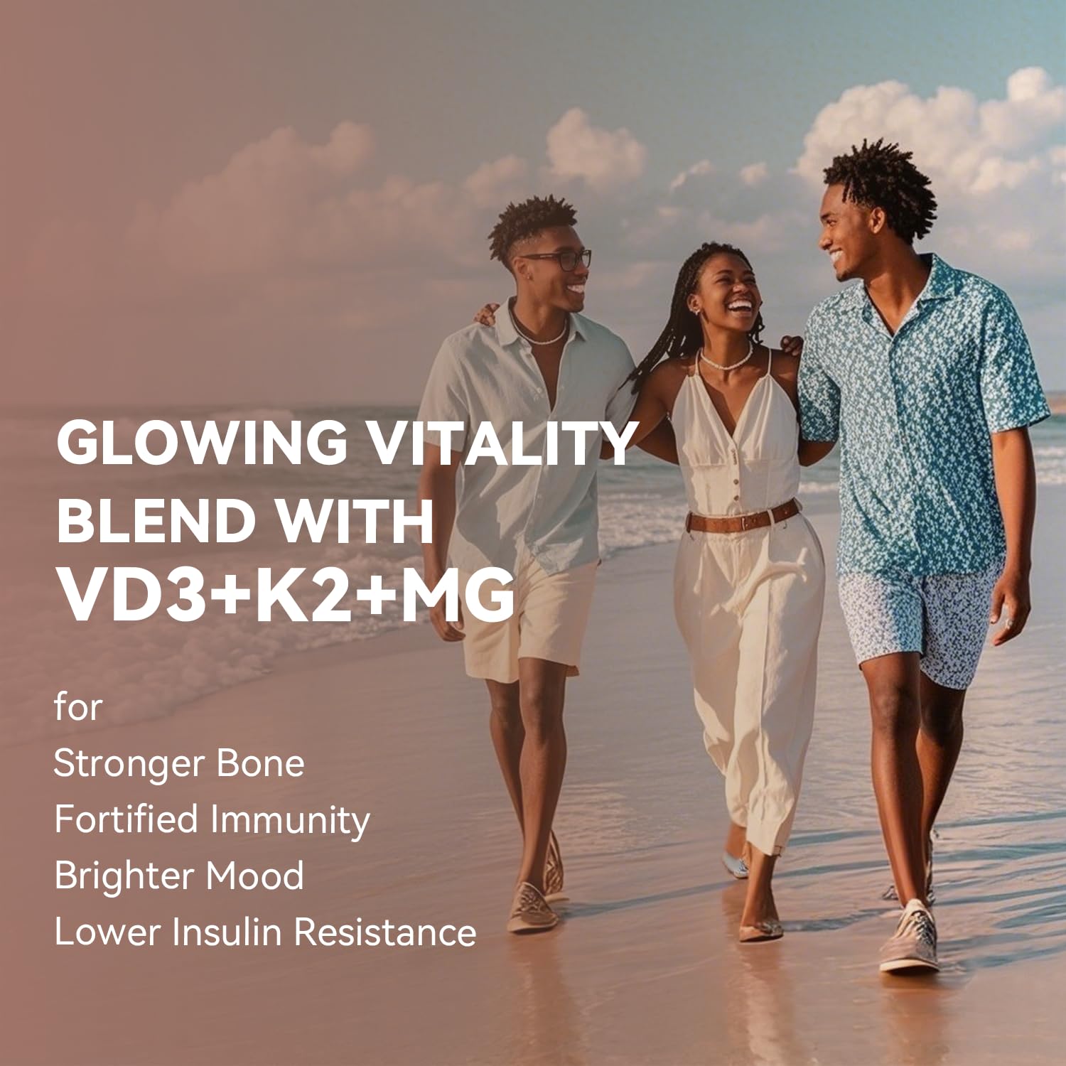 Vevoec D3 K2 Magnesium ingredients and supplement facts