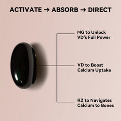 Front packaging and bottle of Vevoec D3 K2 Magnesium Complex