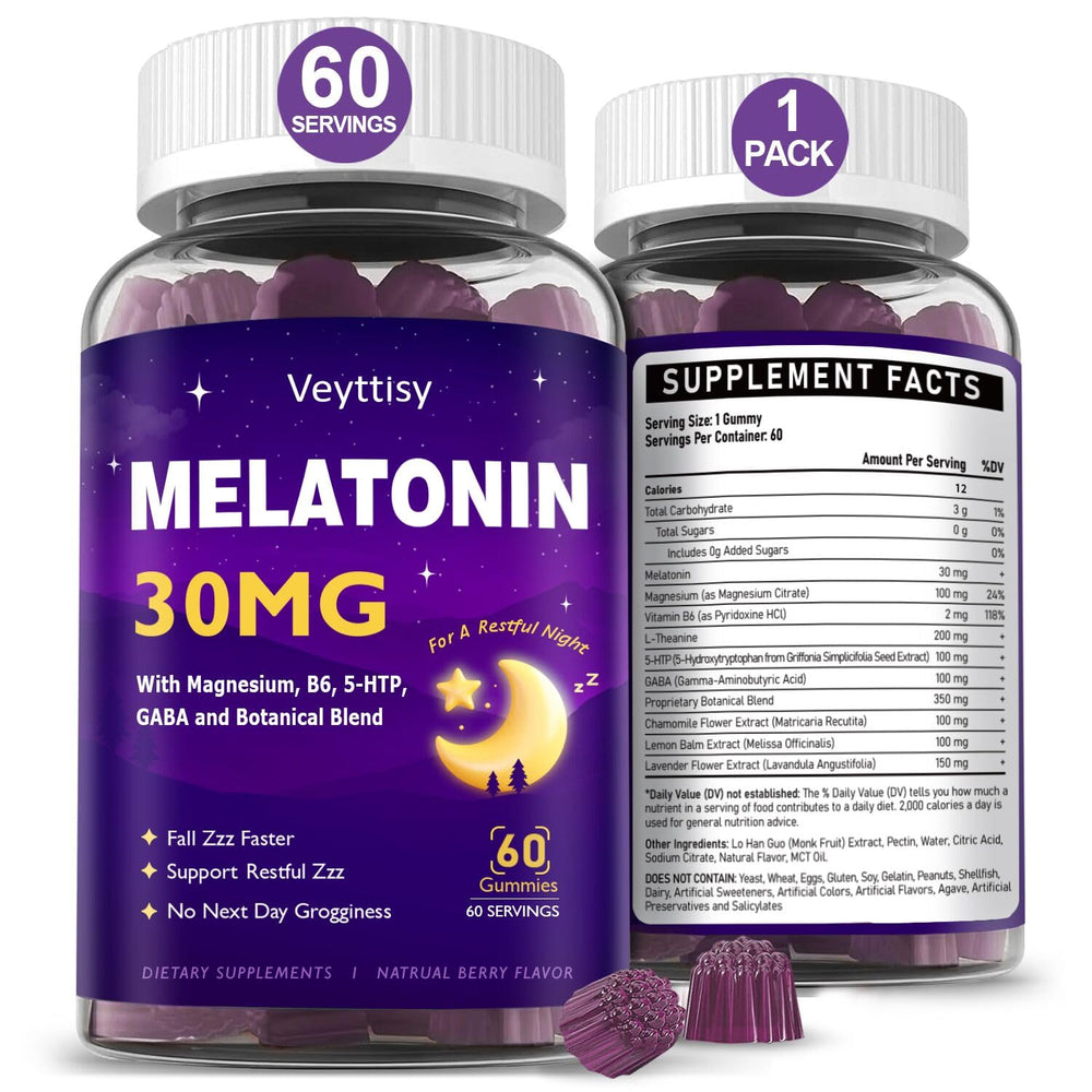 Veyttisy Melatonin 30mg Gummies packaging