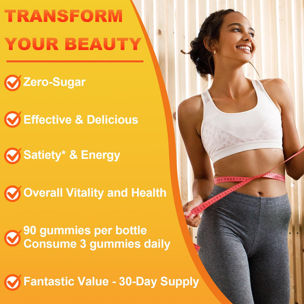 Veyuxiiwa GLP-l Gummies label highlights vegan and organic ingredients for clean eating.