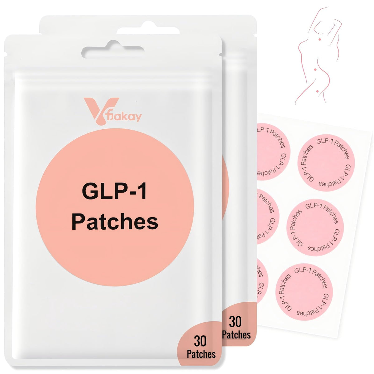 Vfjakay GLP-1 patches packaging and box