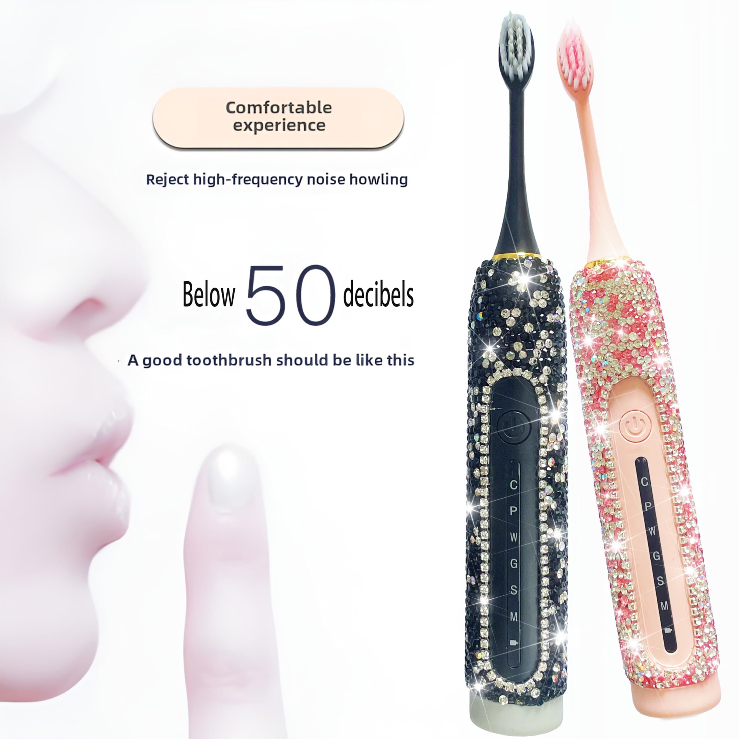 Lightweight travel-friendly electric toothbrush
