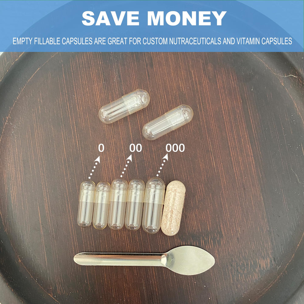 Empty gelatin capsules ready for DIY supplements