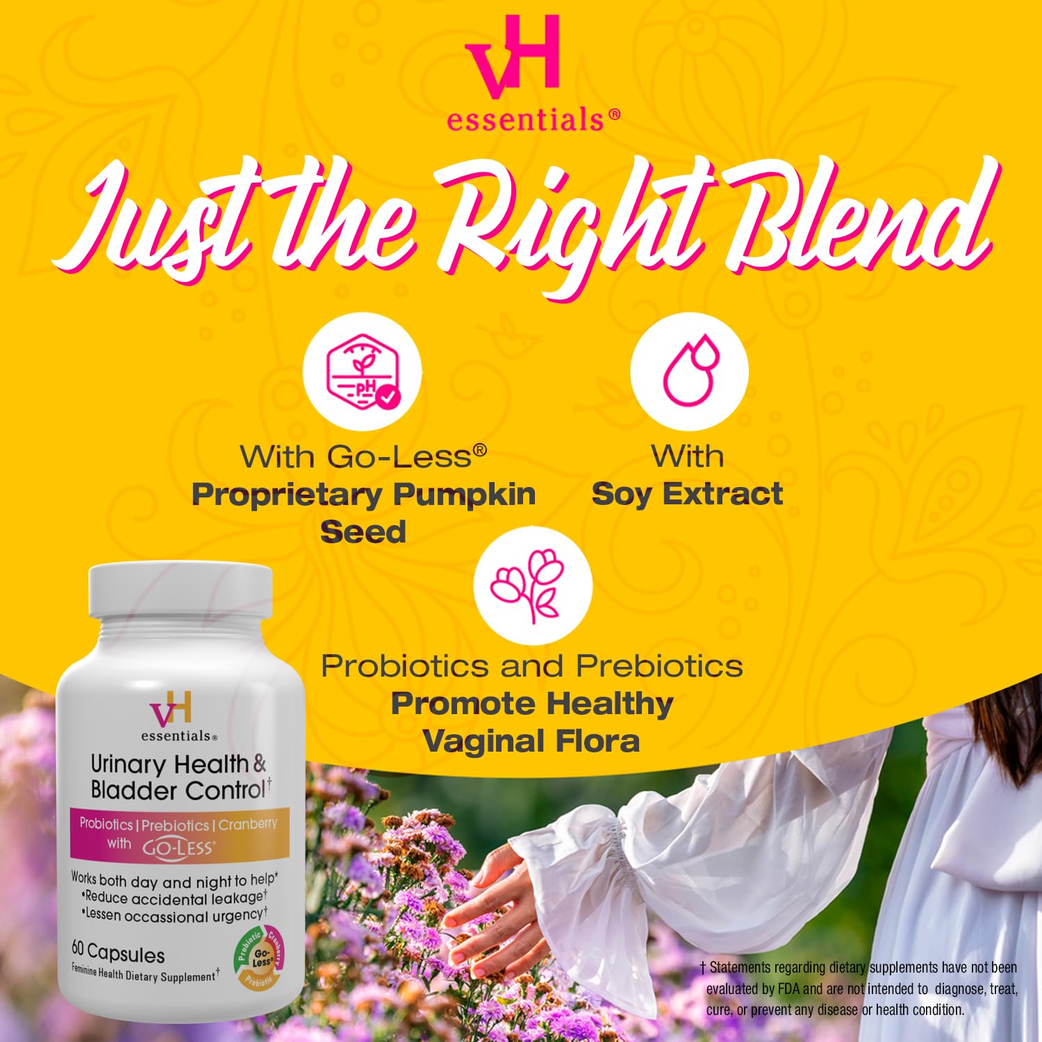 Box and bottle showing 60 capsules per bottle