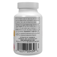 PACRAN cranberry extract feature on product label