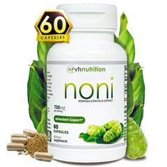 VH Nutrition Noni Capsules bottle with 700mg Morinda citrifolia extract