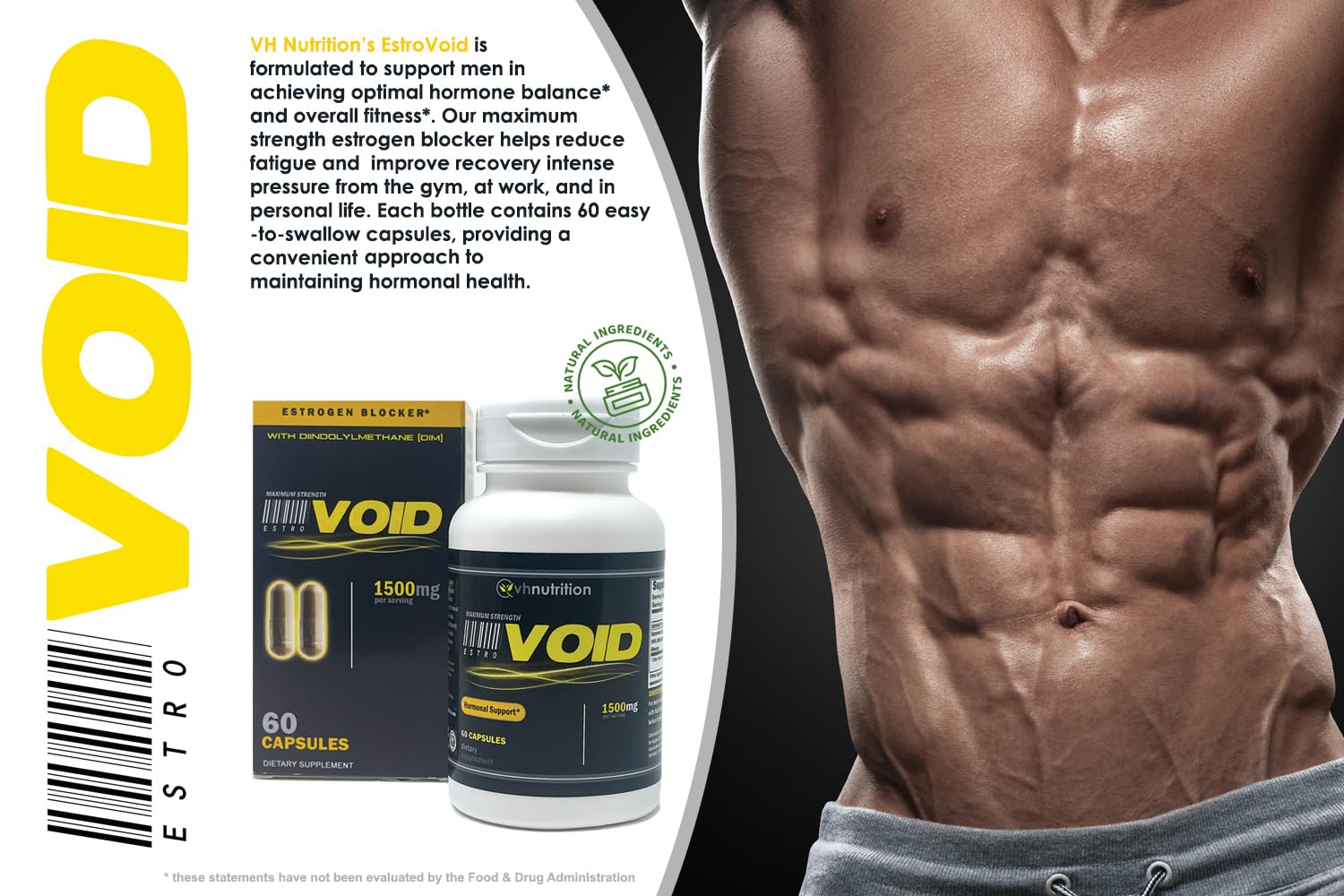 DIM, Longjack, Ashwagandha, Eleuthero, Cordyceps, Rhodiola, and Panax Ginseng ingredients
