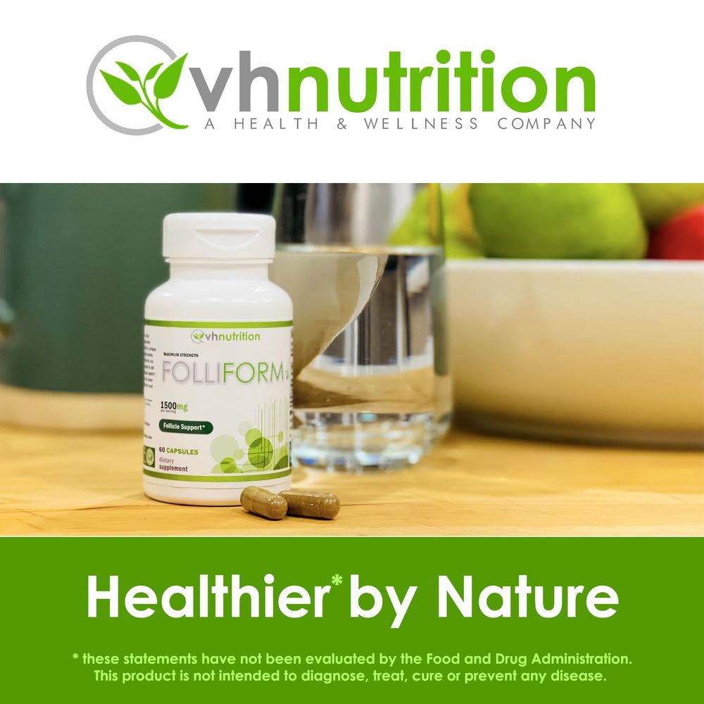 VH Nutrition FOLLIFORM product display encourages easy integration into daily routine