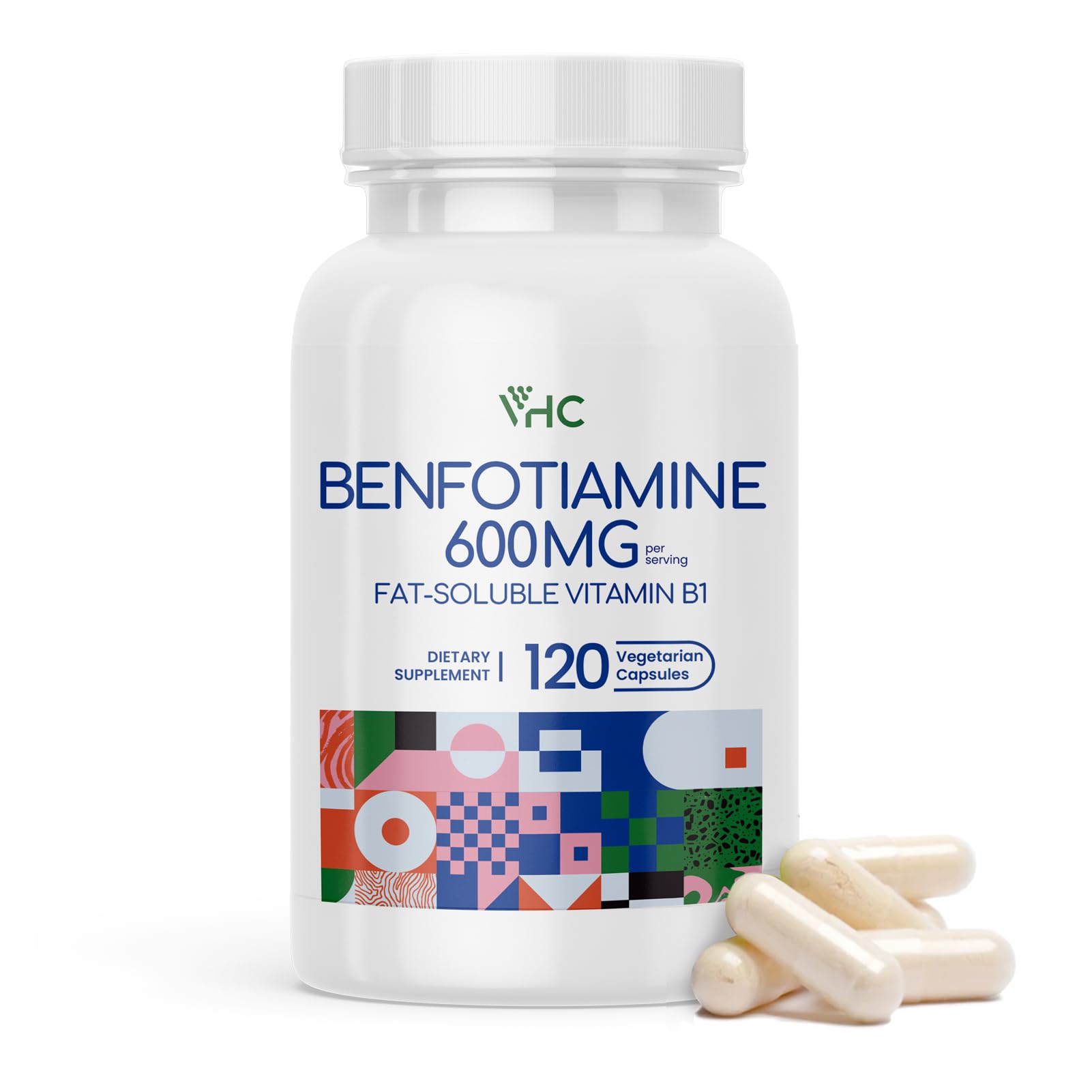VHC Benfotiamine 600mg bottle