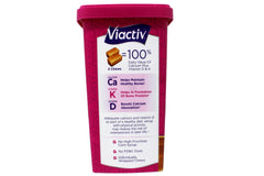 Ingredient panel of Viactiv Max Calcium and Vitamin D3 Soft Chews in rich caramel