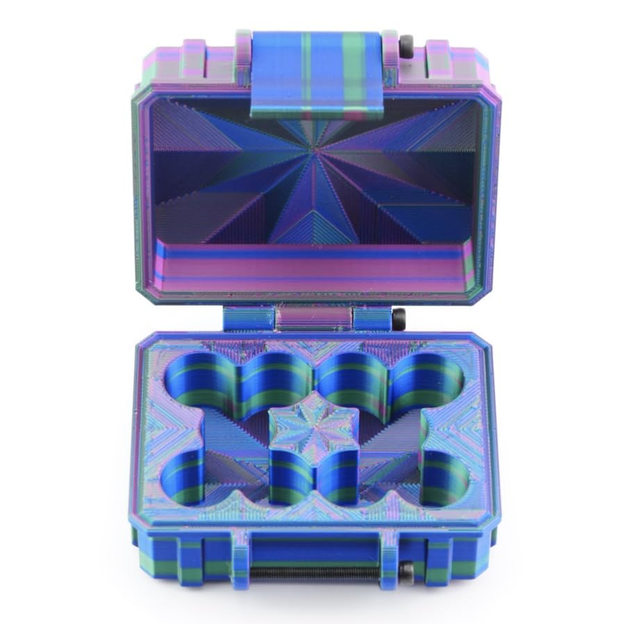 Vial Guard hard case front view in metallic finish