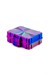 Case open showing upright 3ml vials in designated slots