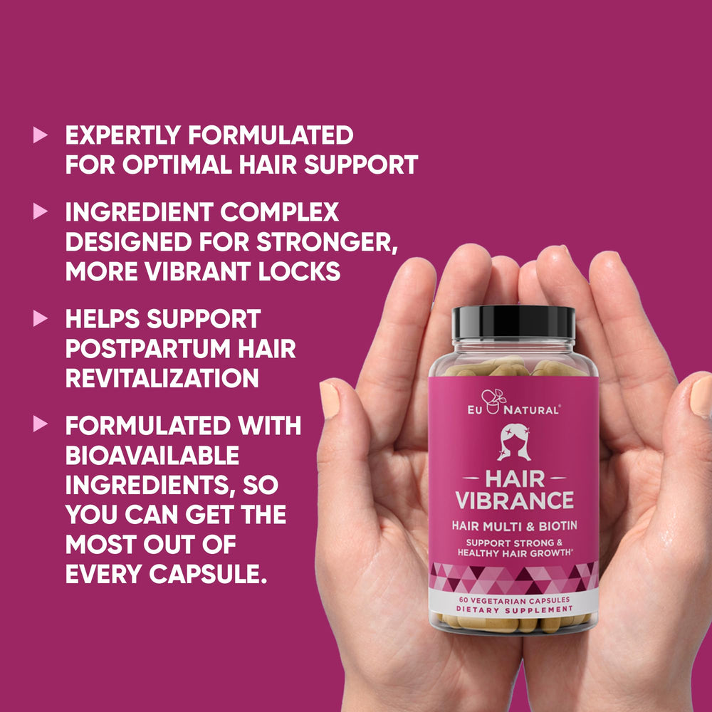 Biotin and OptiMSM ingredients for hair growth