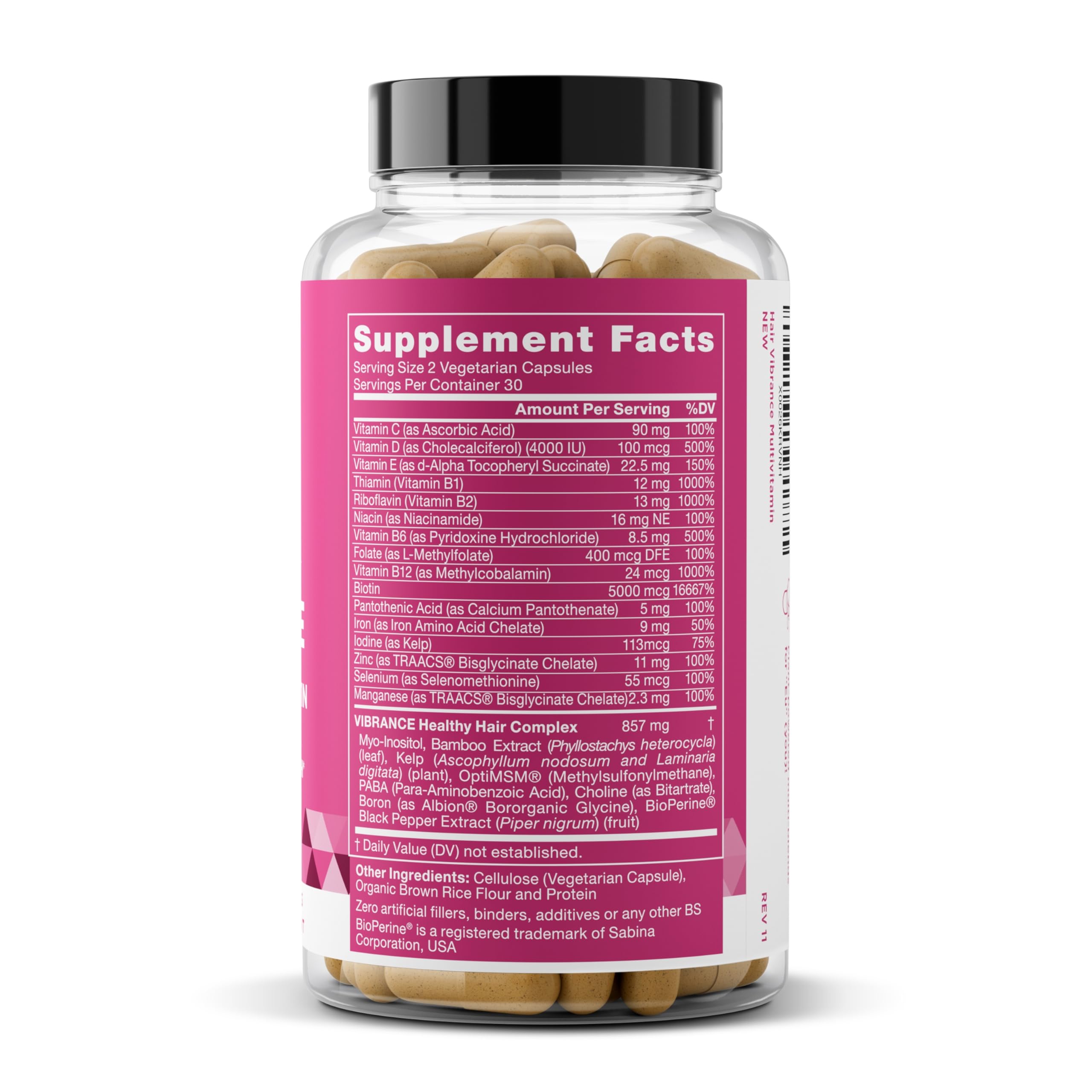 Vibrance packaging front and back views