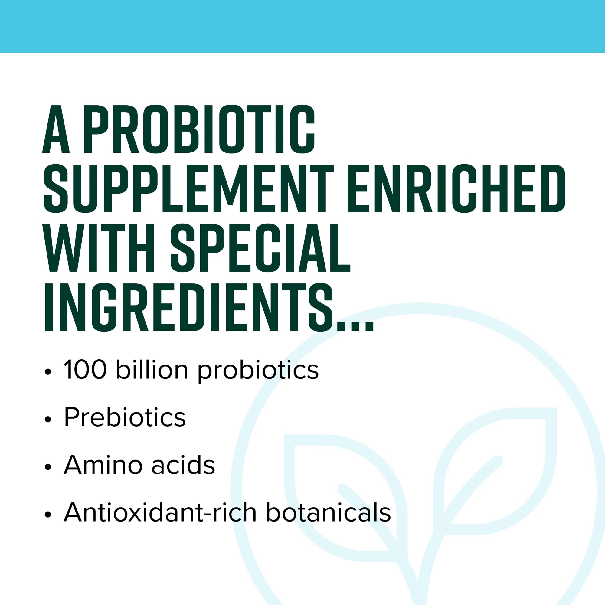 Close-up of Vibrant Health Digestive Vibrance probiotic powder bottle label