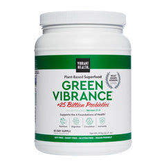 Vibrant Health Green Vibrance bottle front label