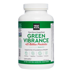 Vibrant Health Green Vibrance vegan superfood pills bottle front