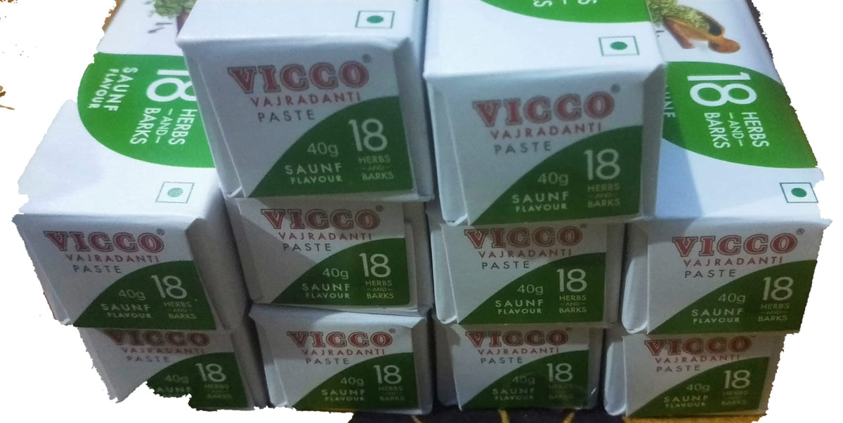 VICCO Saunf Paste 40gm – Pack of 10, front view