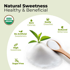 Ingredients: organic stevia powder