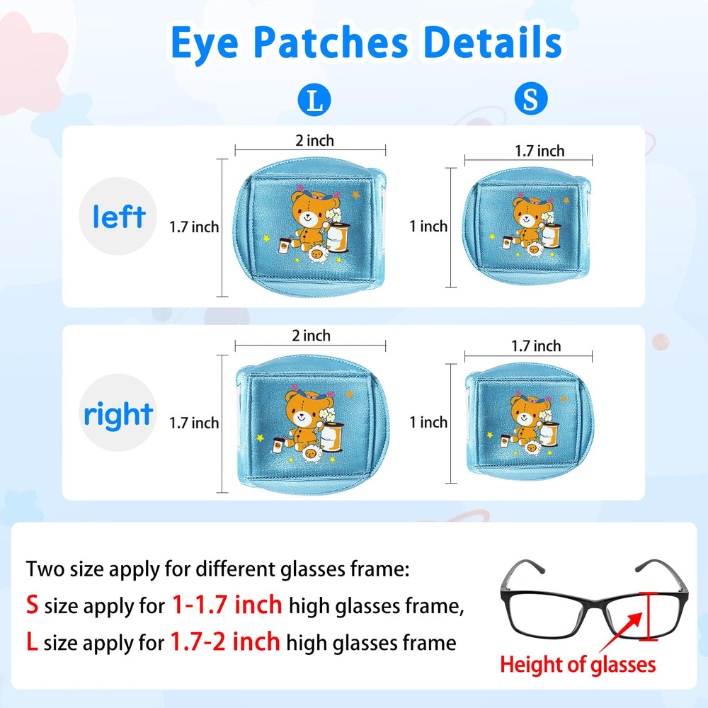 Left-eye patch shown with glasses-compatible fit
