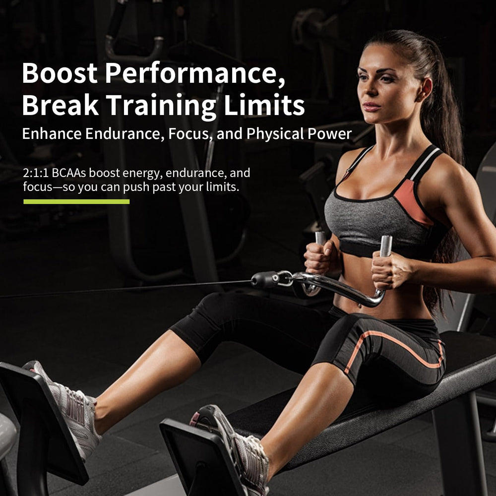 Vicwell Amino Acid ingredients list highlighting 11 amino acids and BCAAs