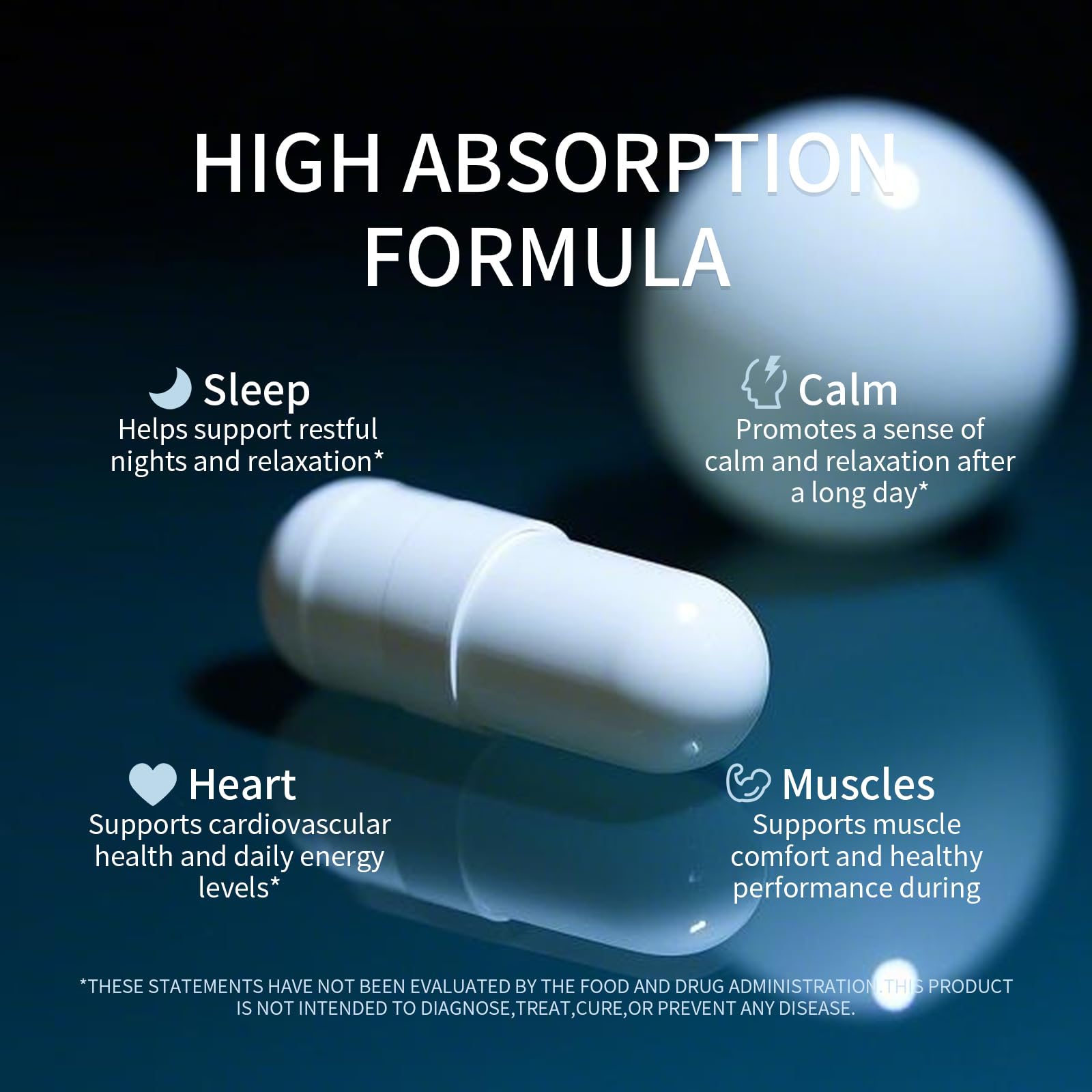 Illustration representing magnesium glycinate form for Vicwell supplement