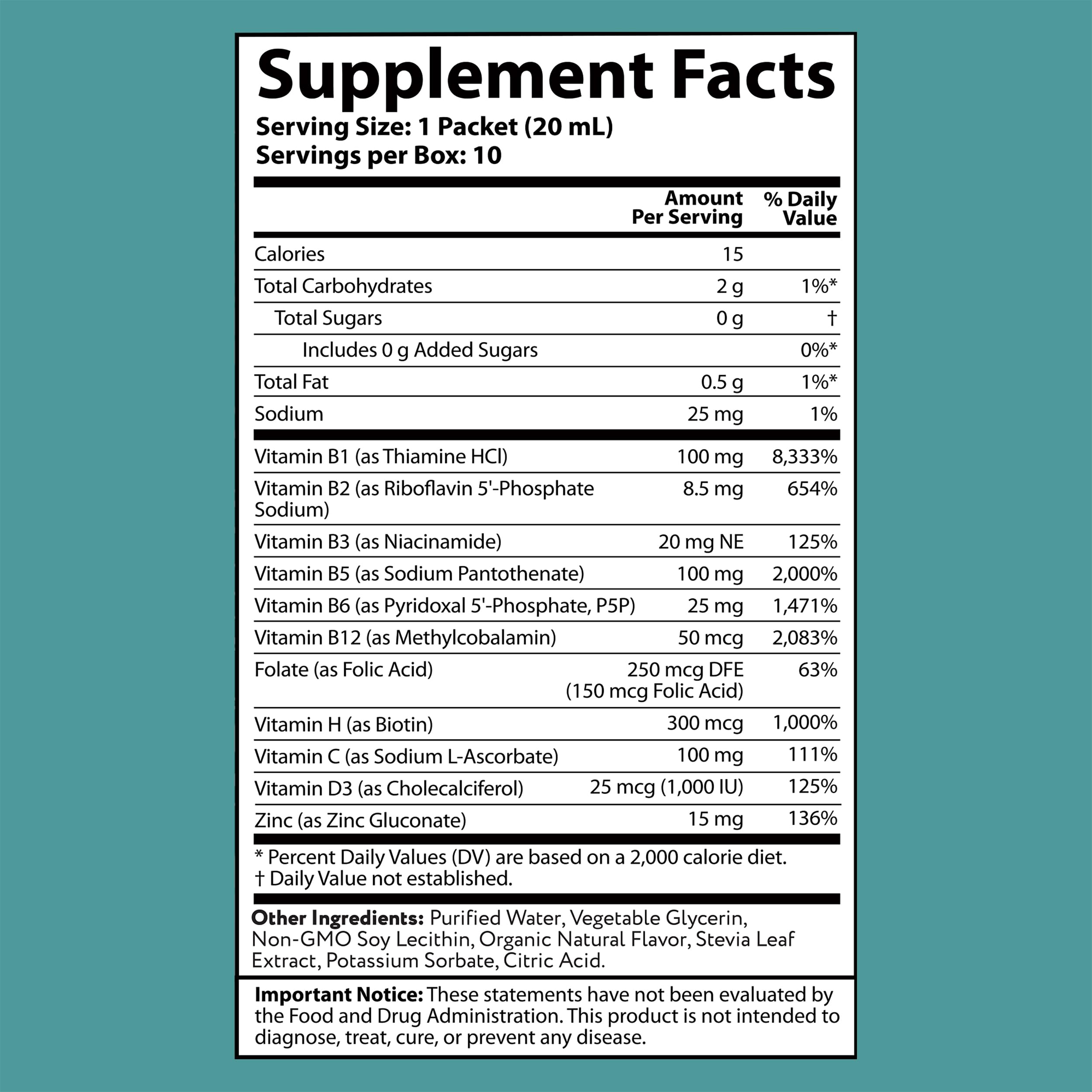 Close-up of liposomal liquid delivery system