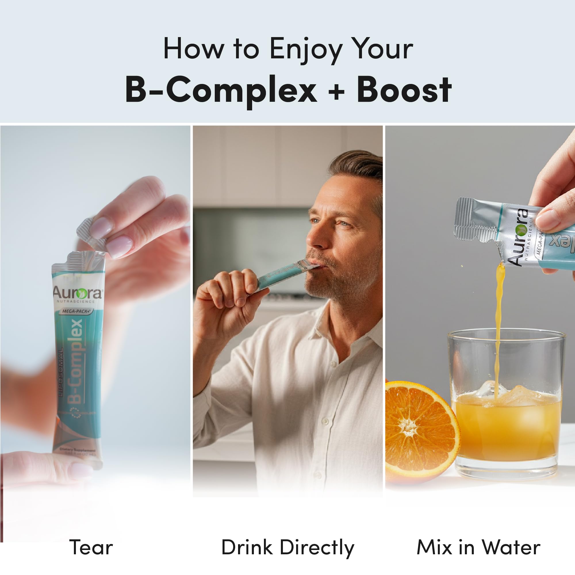 10 single-serve packets for daily use