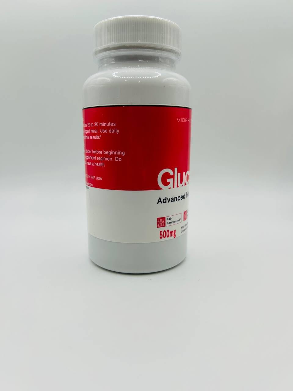 Gluco Bio Capsules dosage and serving graphic