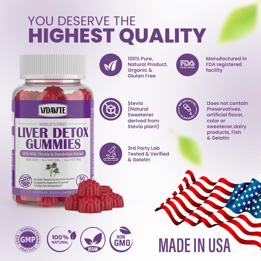 Artichoke and dandelion and other detox herbs used in VIDAVITE formula
