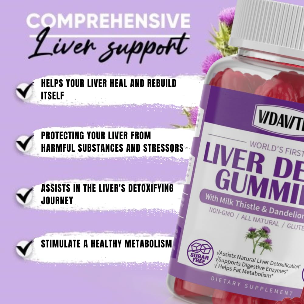 Back view of VIDAVITE bottle showing ingredients and nutrition facts