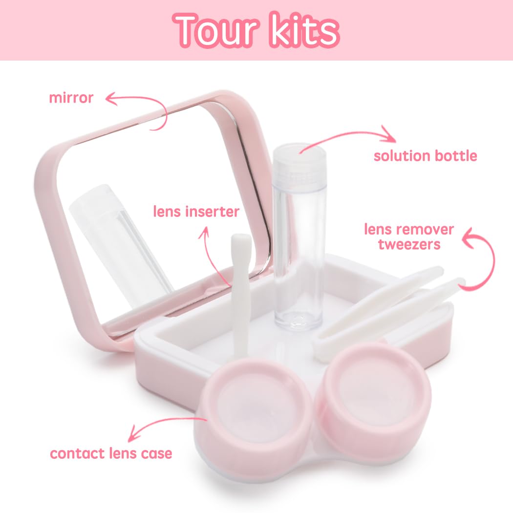 Vifirstew travel kit with applicator and tweezers
