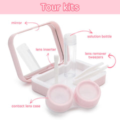 Vifirstew travel kit with applicator and tweezers